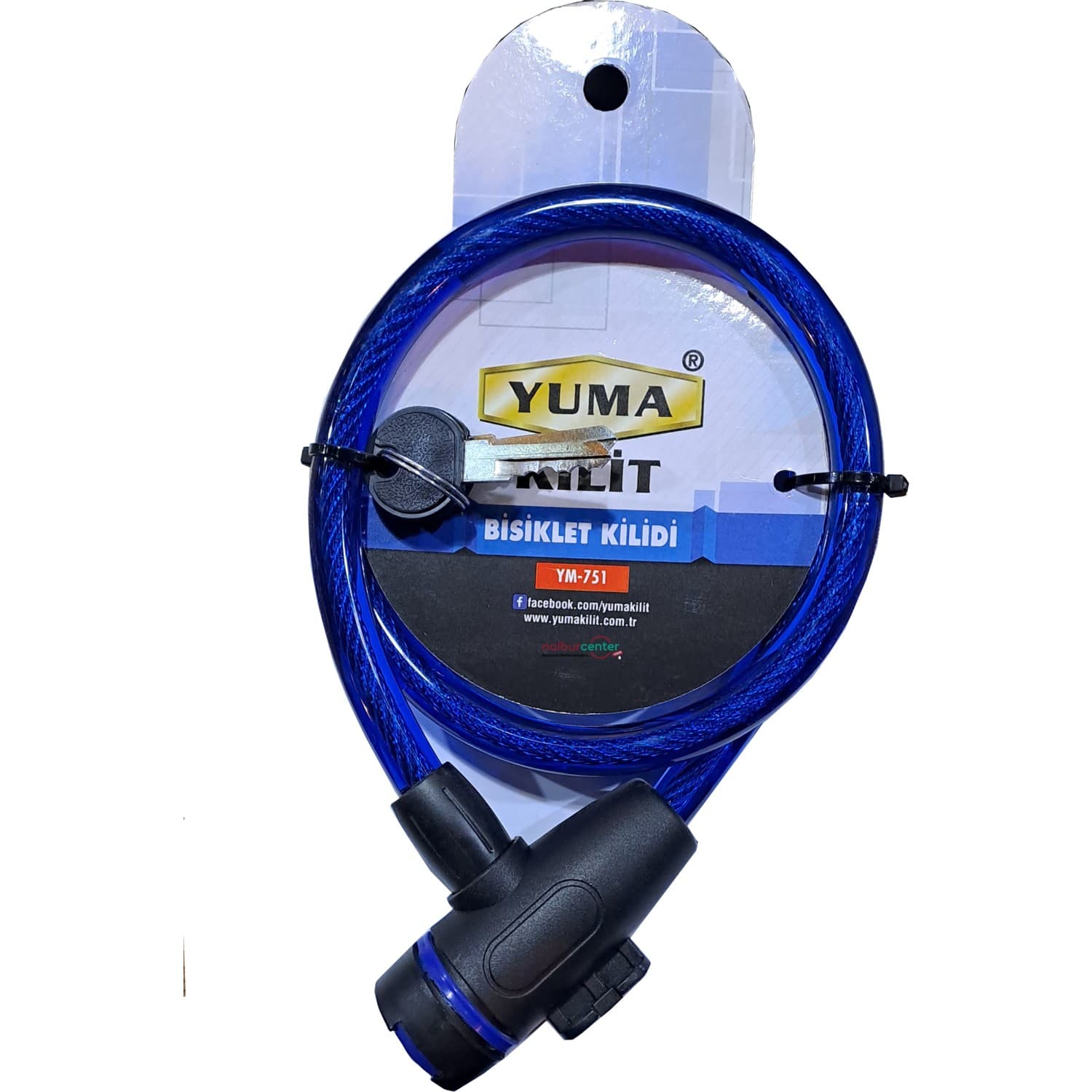 Ymk Bisiklet Kilidi (751) Boy 80 Cm Çap 12 Mm