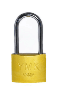 Ymk Eko Sarı Boyalı Döküm Uzun Kancalı Asma Kilit 32mm 1232BL