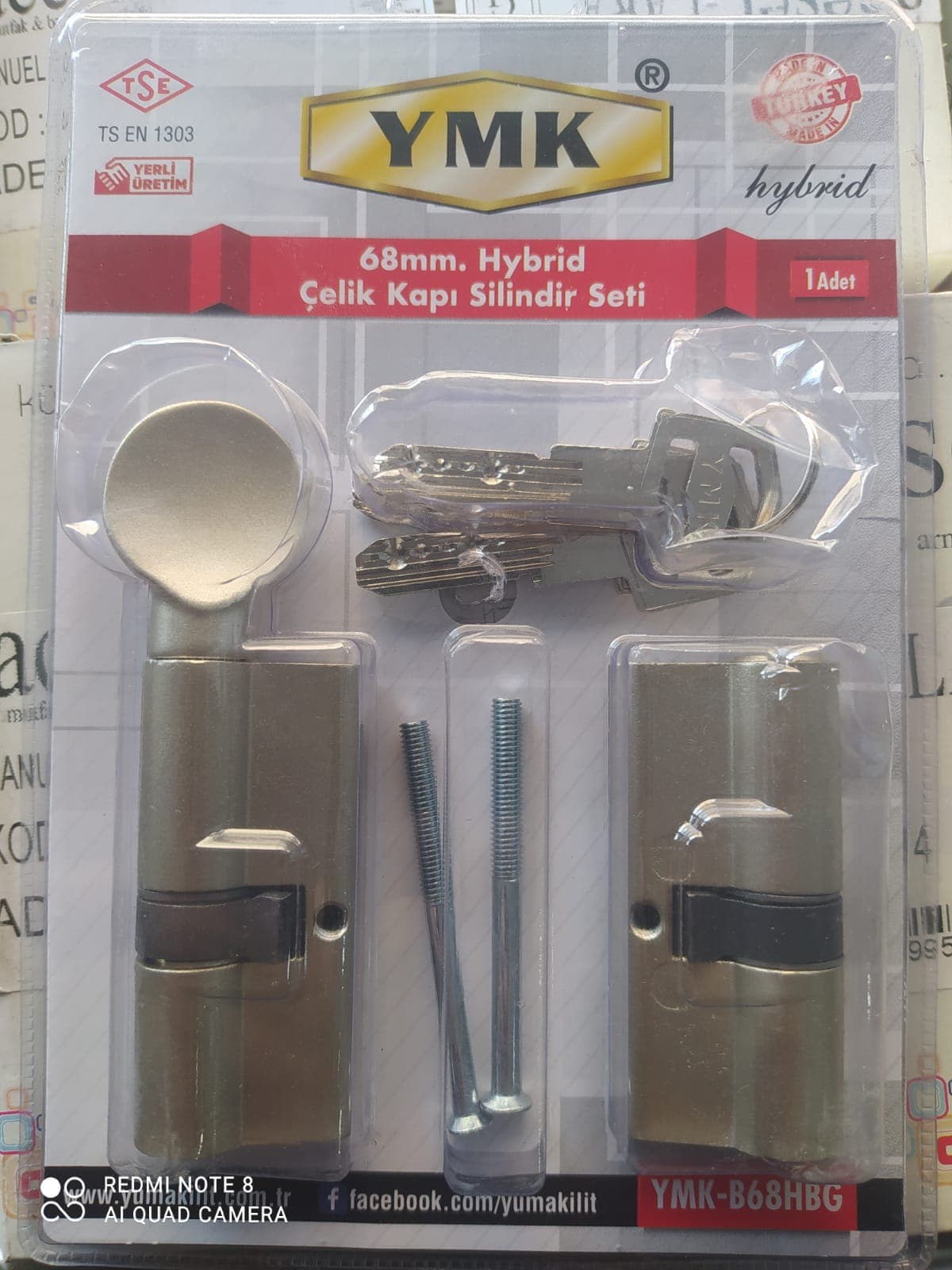 Ymk Bilyalı Hibrit Set Barel Sarı 68 mm (B68HBG)